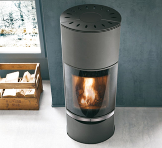 Krbová kamna Erica s akumulací Palazzetti s externím vzduchem