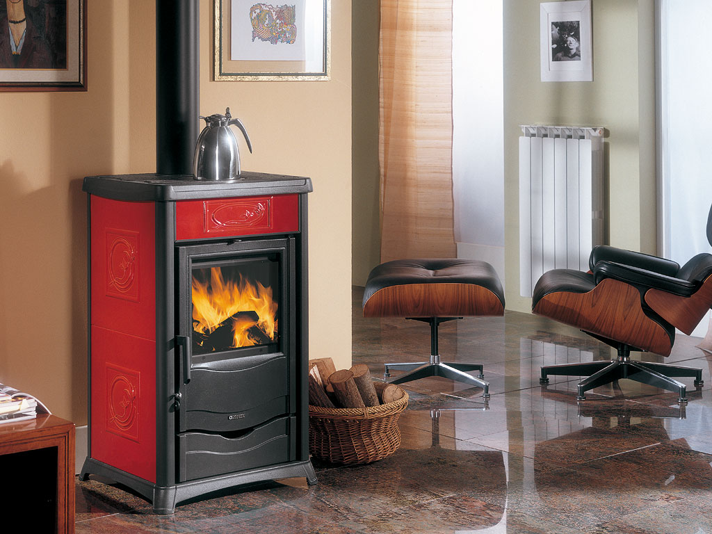 Krbová kamna TERMOROSSELLA Plus EVO D.S.A. Nordica 12,8 kW s výměníkem