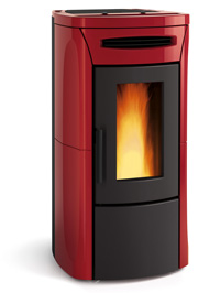 Peletová kamna EXTRAFLAME FIANDRA IDRO H2O 14 kW, vzduch 3 kW,
