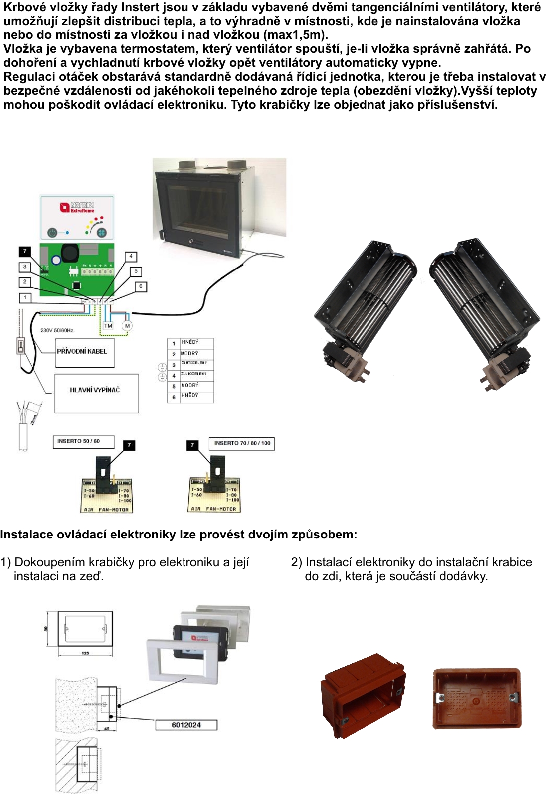 NordicaNordicaKrbová vložka   Nordica Insert 60 s ventilátory 