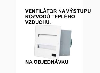 Krbová vložka VISION 7 KW pro zazdění s externím vzduchem a rozvody vzduchu.